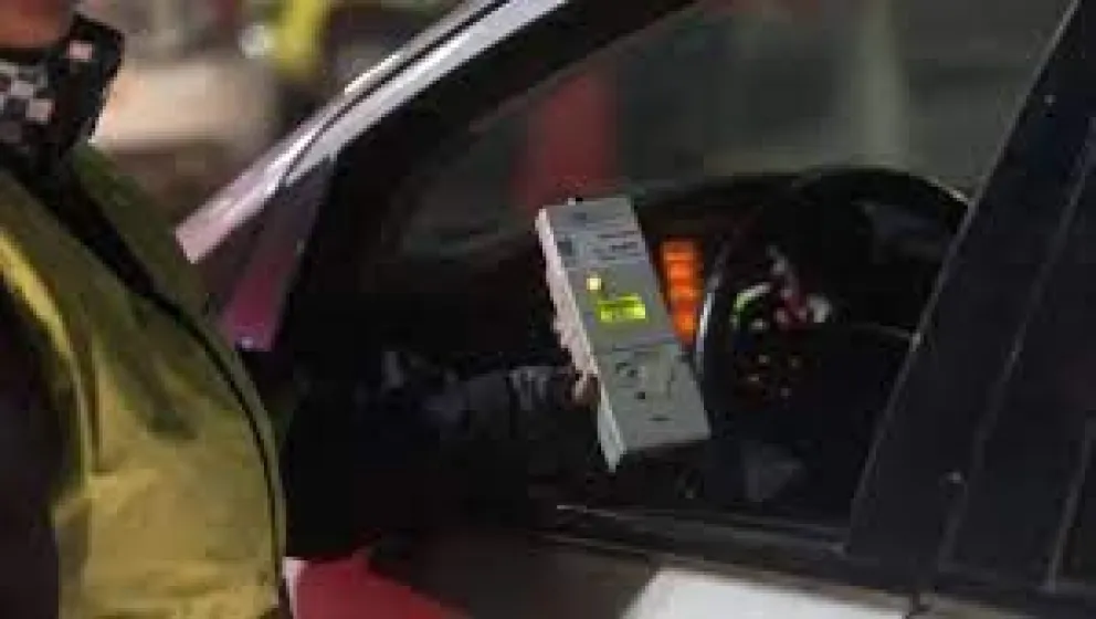 Previo al partido, un conductor salió a conducir ebrio por la Ruta 22