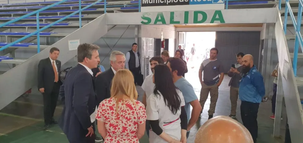 Trabajadores de salud de Asspur fueron recibidos por Alberto Fernández