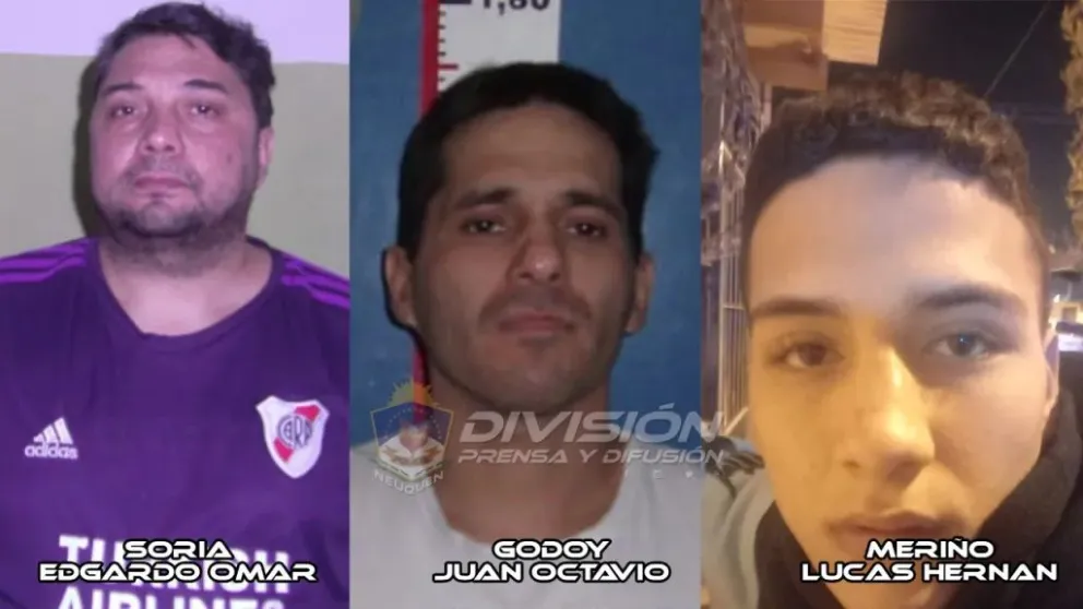 Se fugaron tres peligrosos delincuentes y los buscan en toda la región