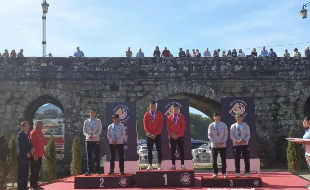 Los rionegrinos coparon el podio en el Mundial de Portugal 