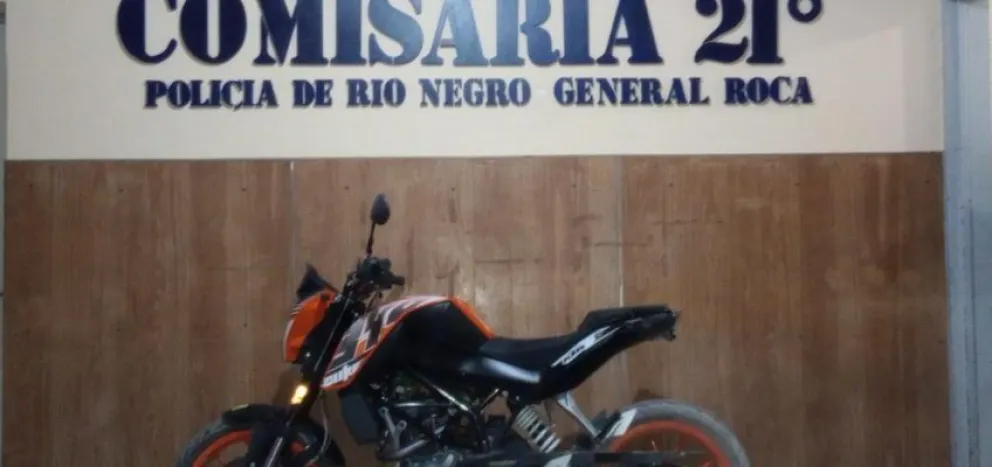 Operativo: secuestran una moto robada en el sector norte