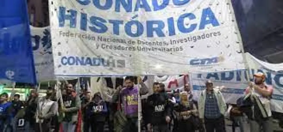 Este miércoles habrá paro de docentes en las Universidades nacionales
