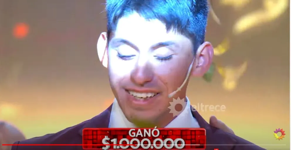 Alberto, el joven roquense que ganó el millón en los 8 escalones 