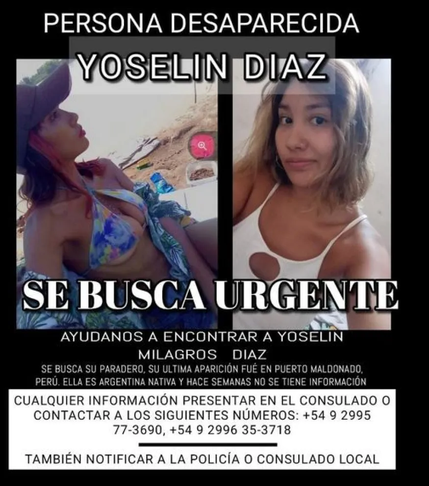 El angustiado pedido de ayuda: “No queremos que Yoselin termine víctima de trata”