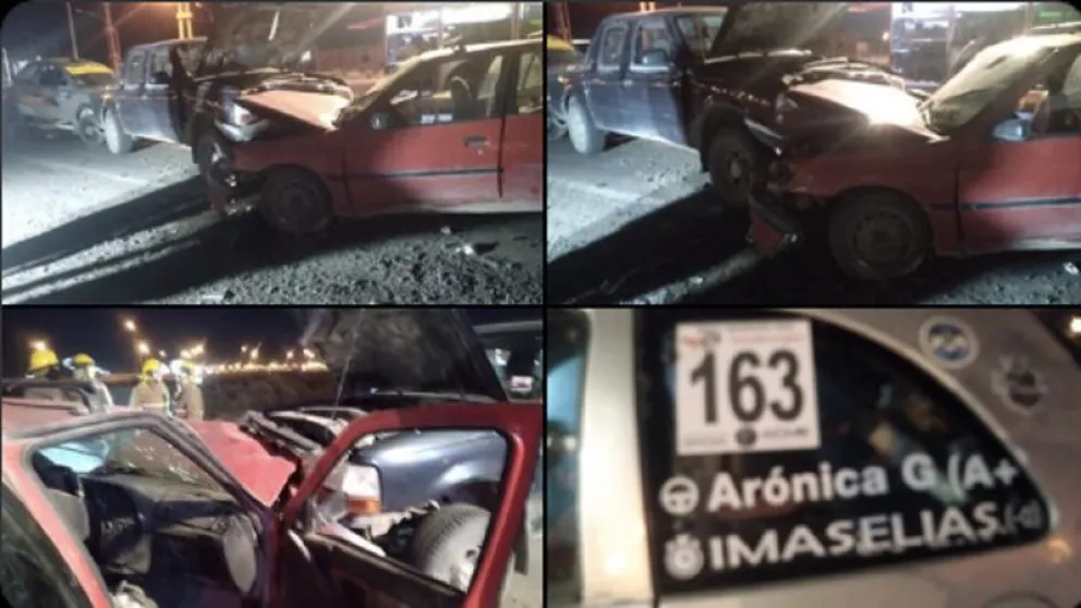 Múltiple choque en Ruta 22: dos hombres y  un nene tuvieron que ser rescatados por bomberos 