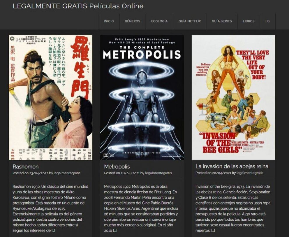 Cuál es la mejor alternativa para ver películas y series totalmente gratis  | ANR :: Agencia de Noticias Roca - Diario online con noticias e  información de Roca.