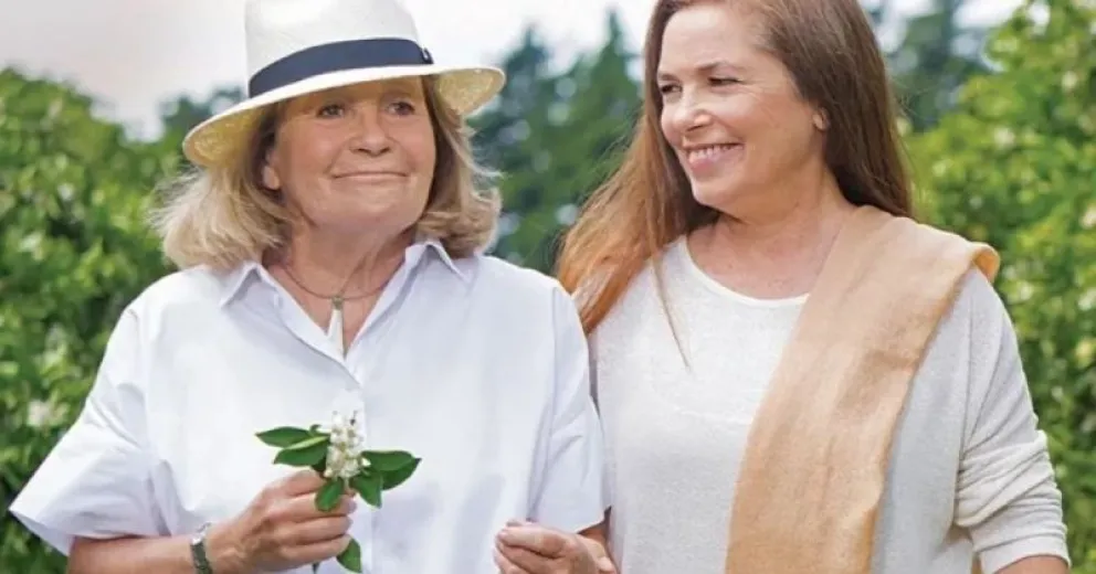 Mónica Cahen D'Anvers apareció a una semana de la muerte de César Mascetti