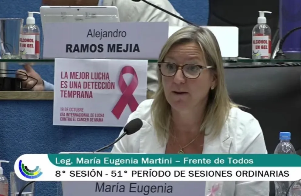 Maru Martini dijo que quiere ser candidata a gobernadora