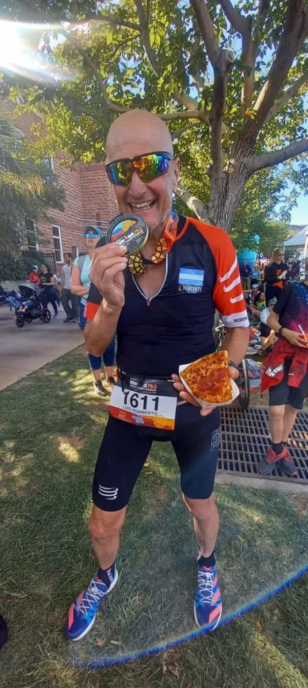 Luis Monti se colgó una medalla en el Triatlón mundial de Estados Unidos