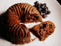 ¡Para tu merienda!: riquísima torta de chocolate y arándanos