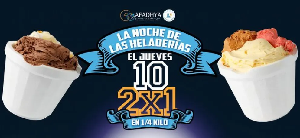 Este jueves habrá noche de las heladerías en Roca ¿De qué se trata?