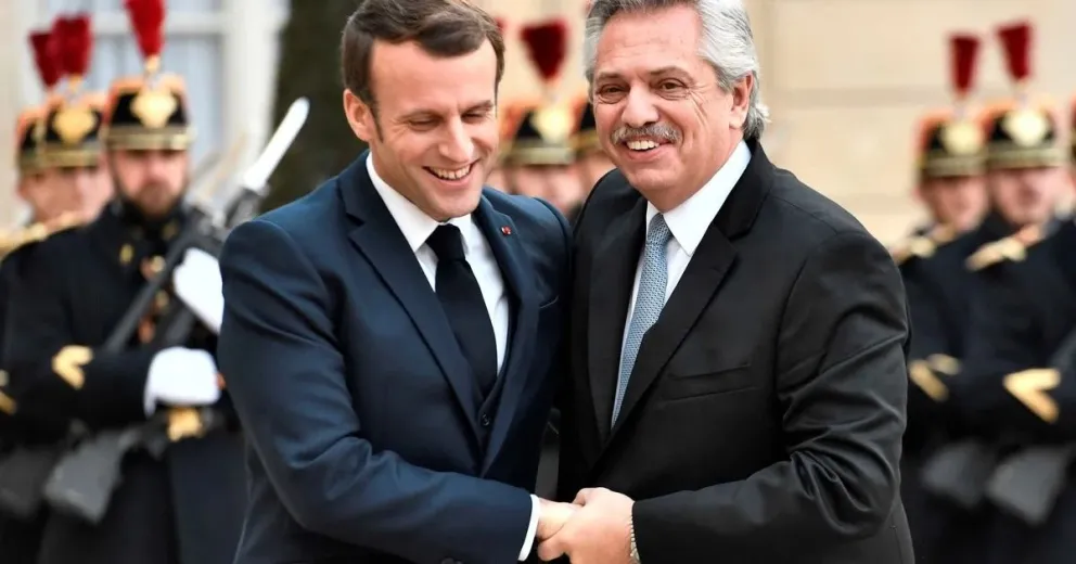 Reunión clave de Alberto Fernández con Macron: ¿De qué temas hablaron?