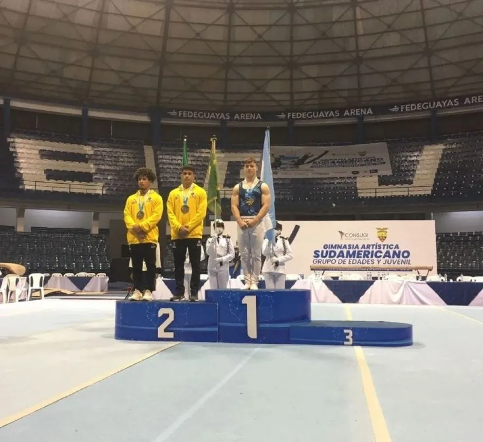 Los roquenses la rompieron en el Sudamericano de Gimnasia Artística 