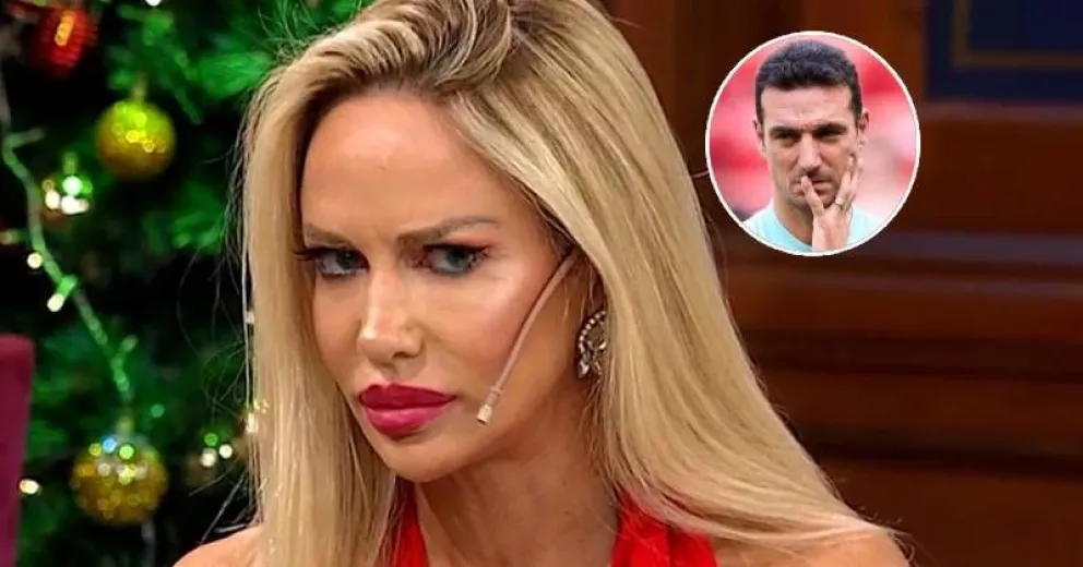 ¿Qué dijo? Luciana Salazar le dio a Lionel Scaloni tras la derrota con Arabia en el Mundial
