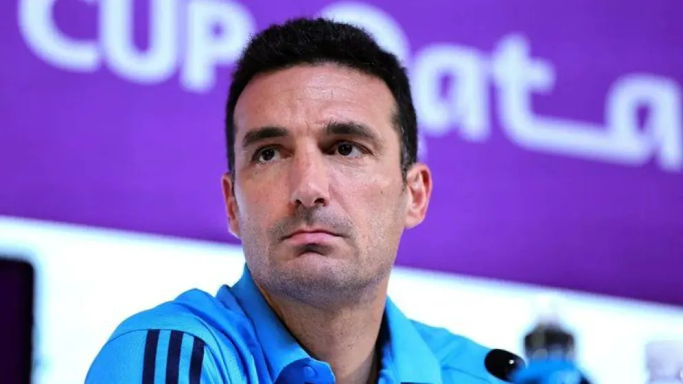 Scaloni en conferencia de prensa: habló sobre cómo está De Paul y Di María