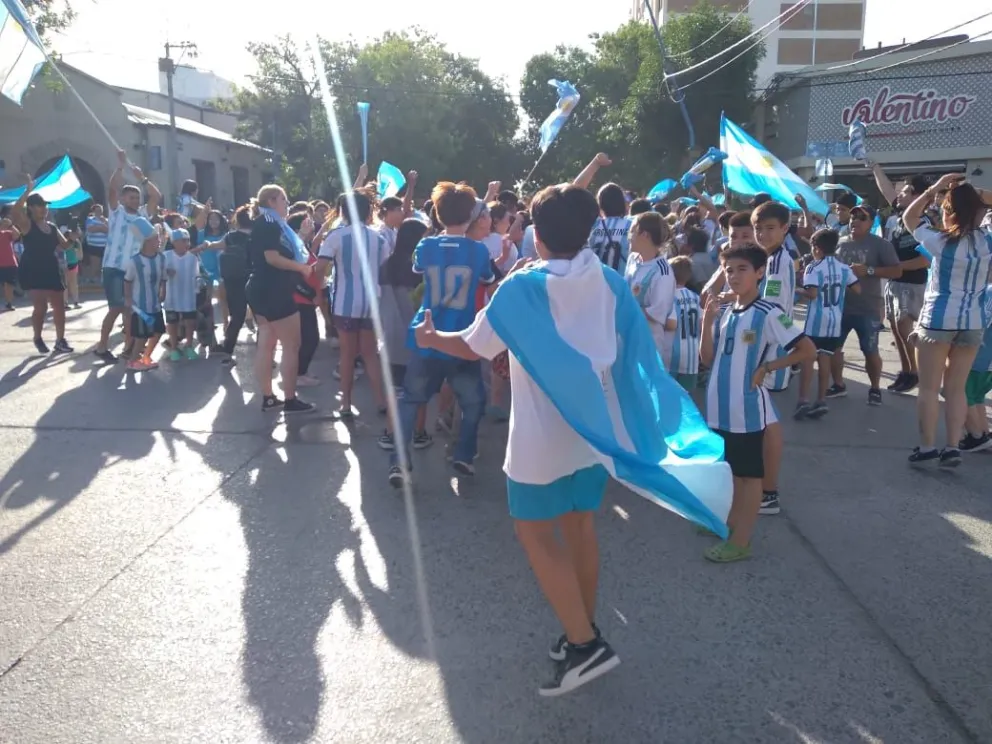 FOTOGALERíA: Así fueron los festejos por la victoria de la Scaloneta