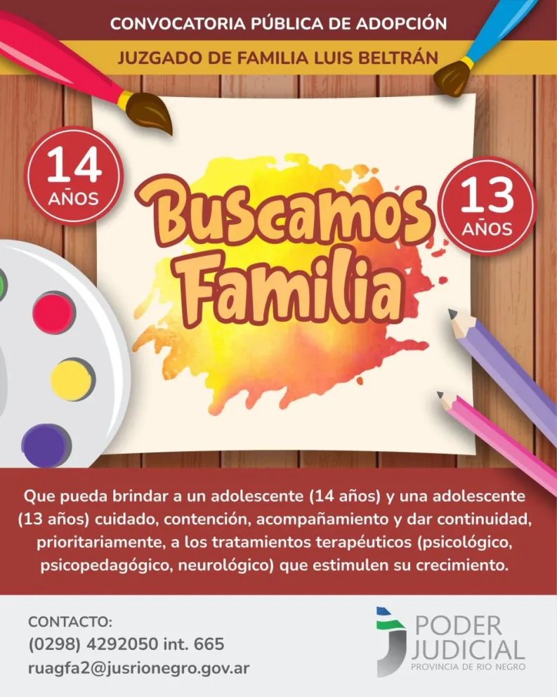 Es posible ayudar: Buscan familia para dos hermanos de 13 y 14 años