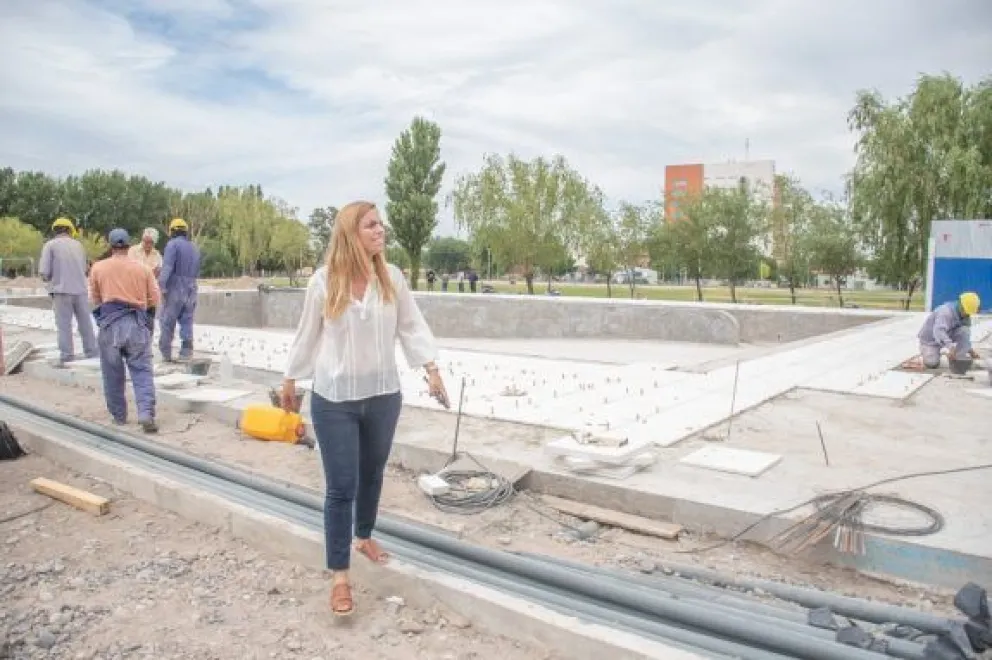 ¡Pronto estará listo!: la obra del nuevo natatorio de zona norte avanza a buen ritmo