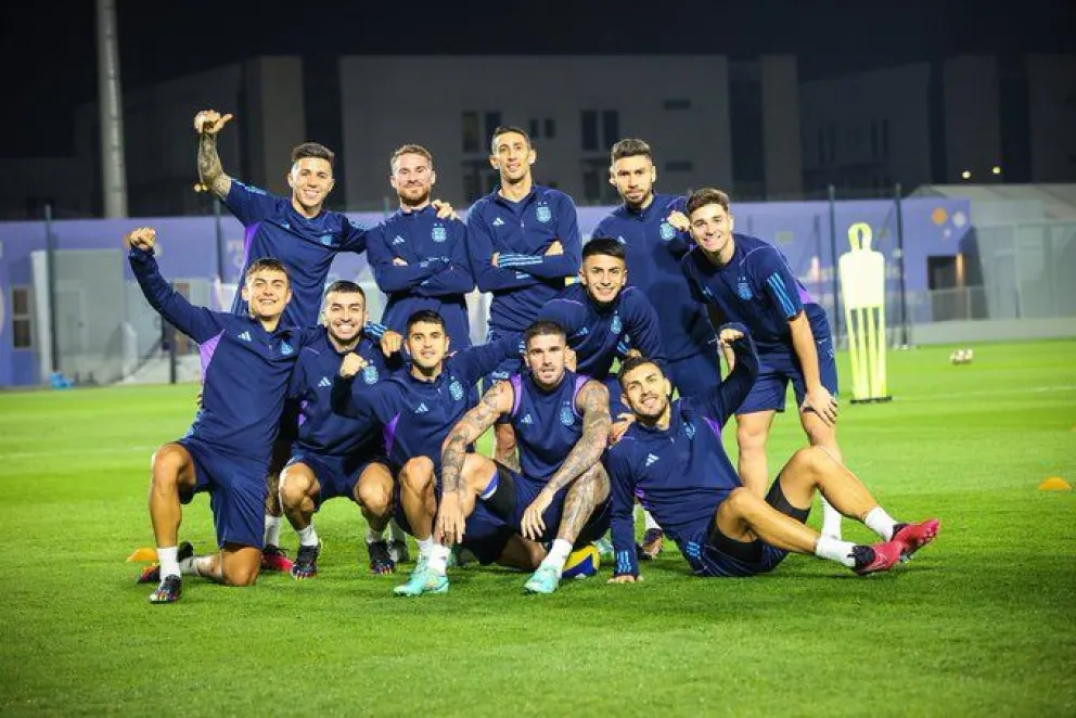 Los esquemas que probó Scaloni a poco de la gran final frente a Francia