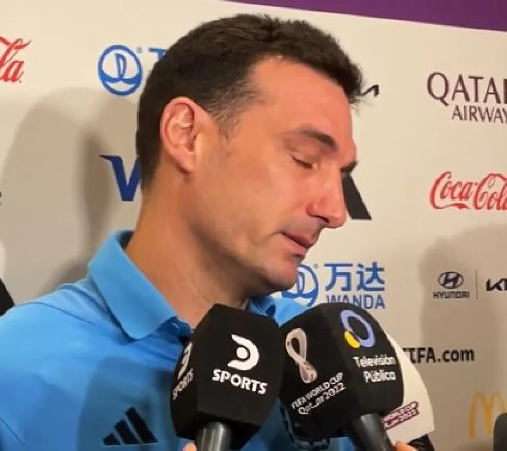 Lionel Scaloni se emocionó al hablar de sus jugadores en la previa de la final