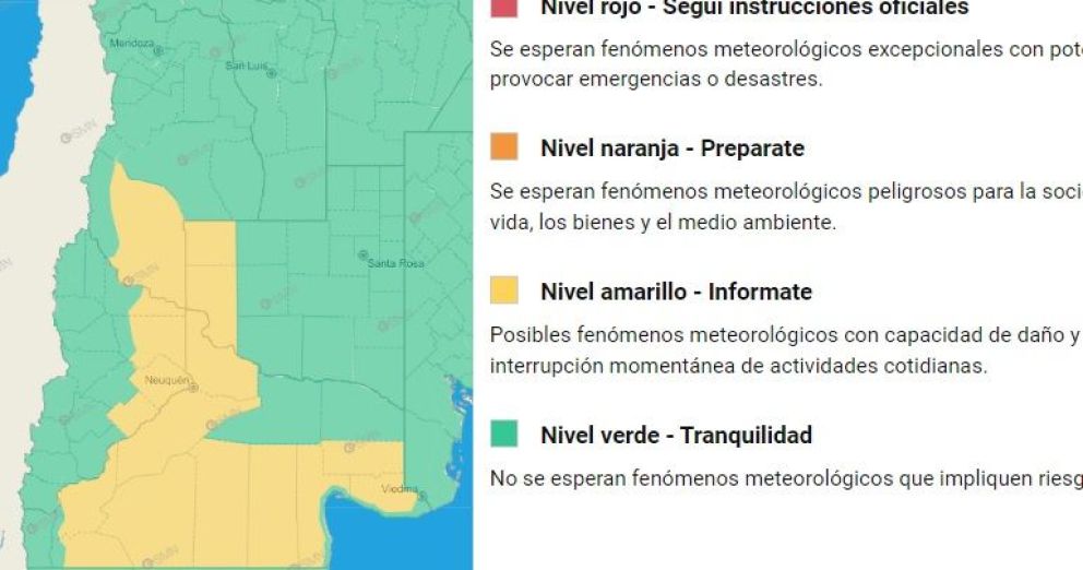 alerta amarilla