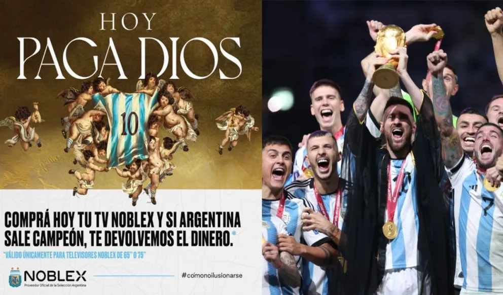 Cuánto tendrá que desembolsar Noblex luego prometer que devolvería la plata a sus clientes si Argentina salía campeón