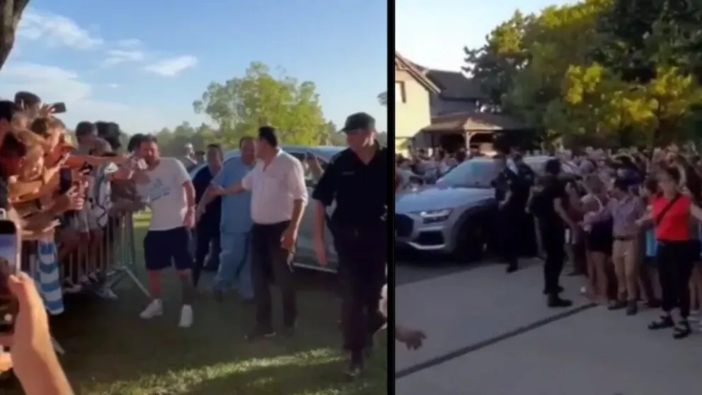 El gran gesto de Lionel Messi con los hinchas que lo esperaban en su casa