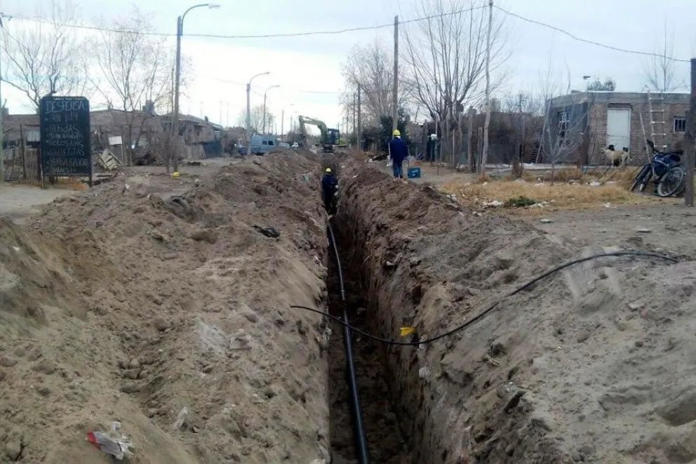  Está cada vez más cerca la obra de red de agua potable para el Fiske Menuco