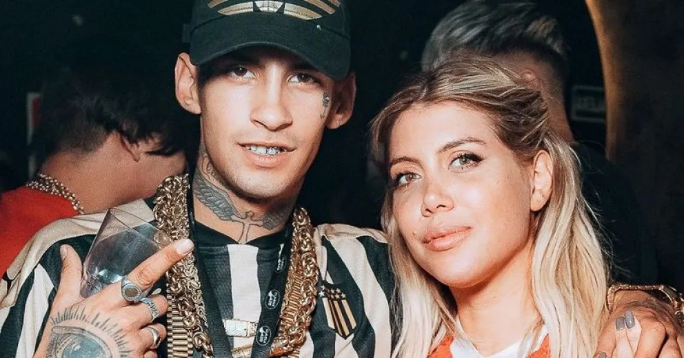 El video del show privado que L-Gante le dio a Wanda Nara para su familia en Navidad