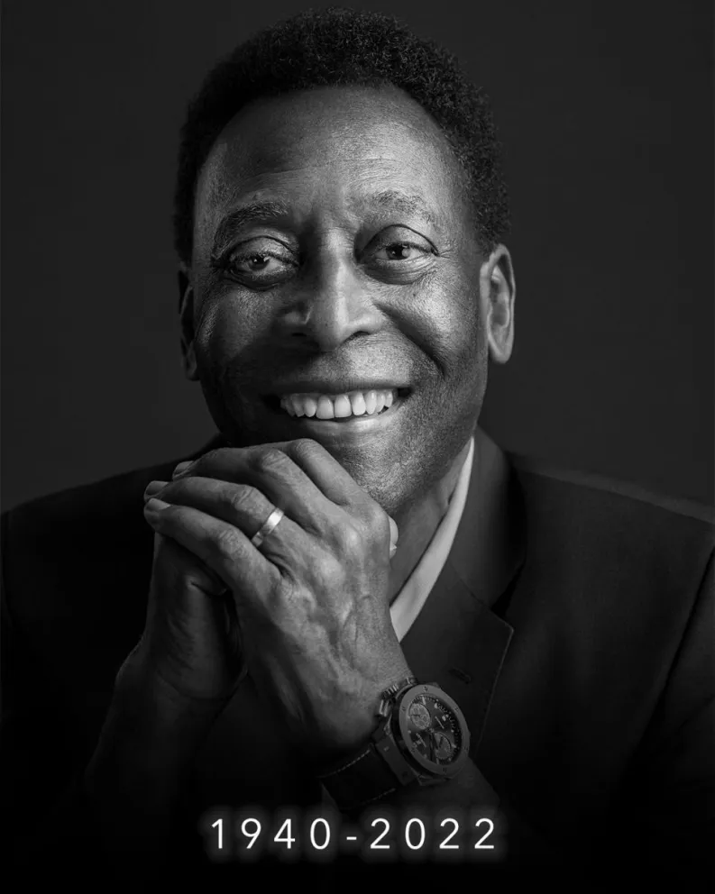 El fútbol está de luto: murió Pelé a sus 82 años