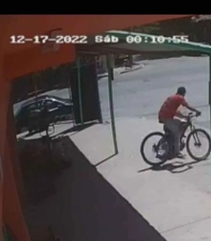 VIDEO: un delincuente se robó con total impunidad la bicicleta de una joven