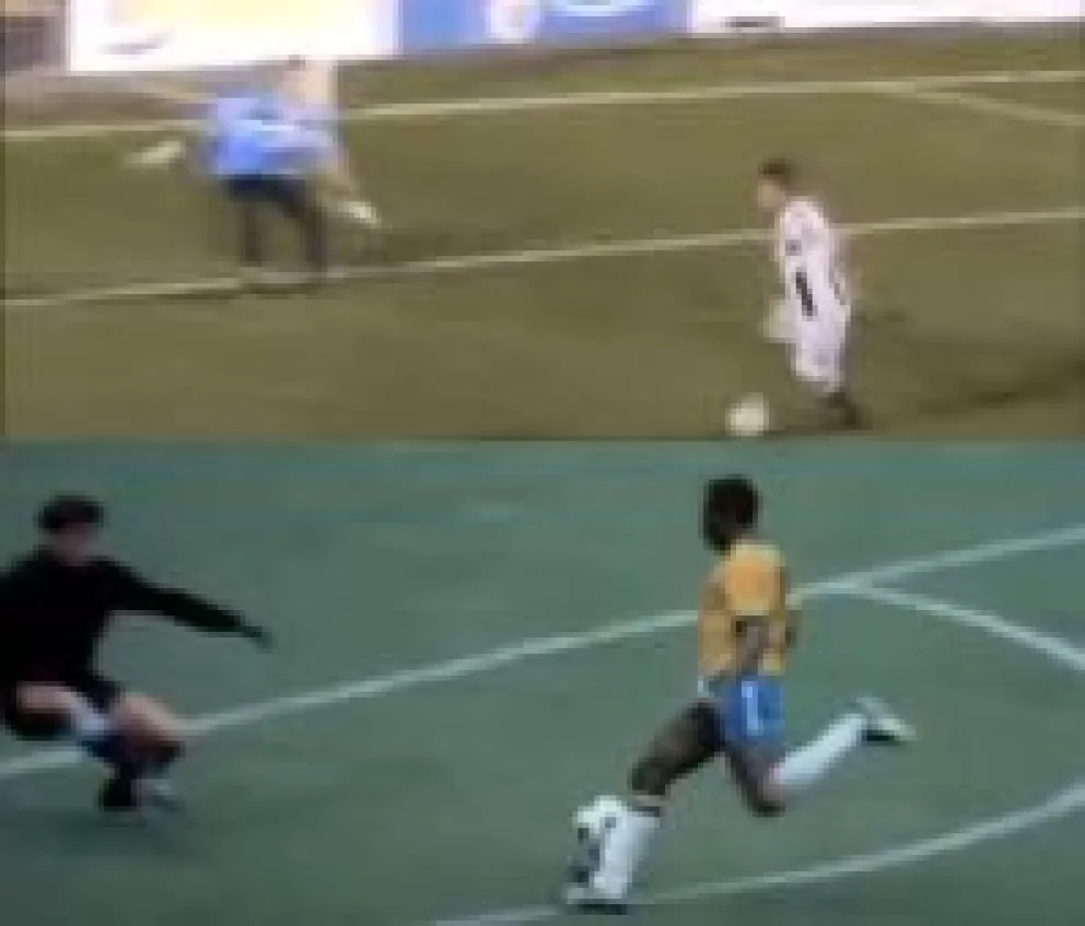 El gol de un histórico de la región que es similar a un casi gol de Pelé 