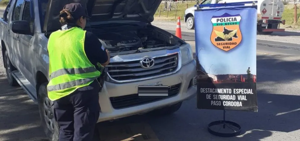 Retienen en Paso Córdoba una camioneta con pedido de secuestro en Neuquén 