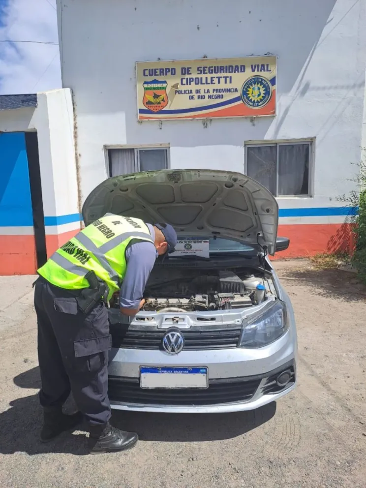Circulaba por Ruta 22 con patentes falsas e irregularidades en el chasis 
