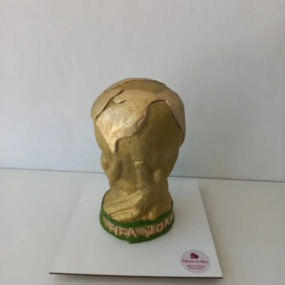 Una pastelera de Roca creó la torta de la Copa del Mundo 