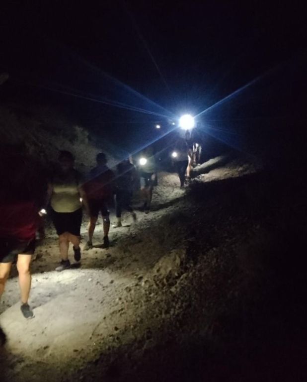 Un éxito la primera caminata de luna de llena en el Área Protegida