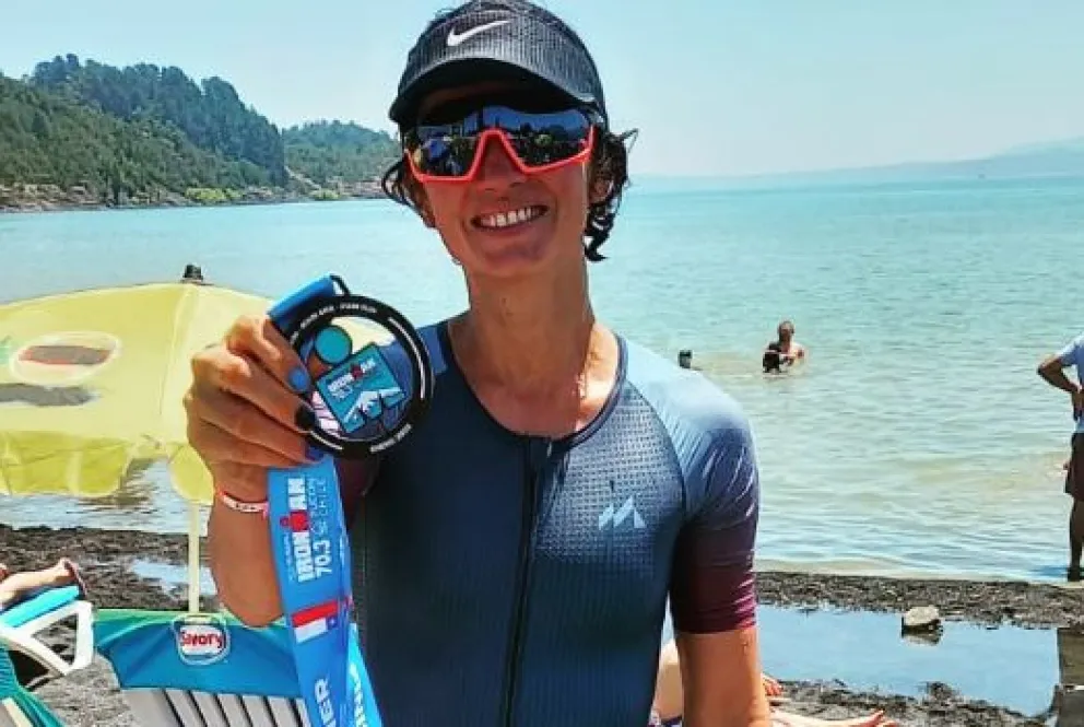 Gran actuación de la roquense Verónica Iuorno en el Ironman 70.3 de Chile 