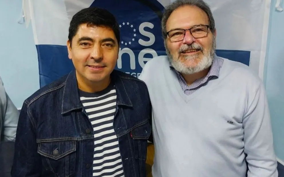 Noale (izquierda) y ahora nuevo socio de Belloso.