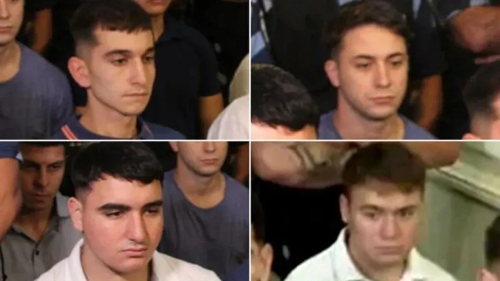 Había sangre de Fernando Báez Sosa en la ropa de Máximo Thomsen, Matías Benicelli y Ciro y Luciano Pertossi