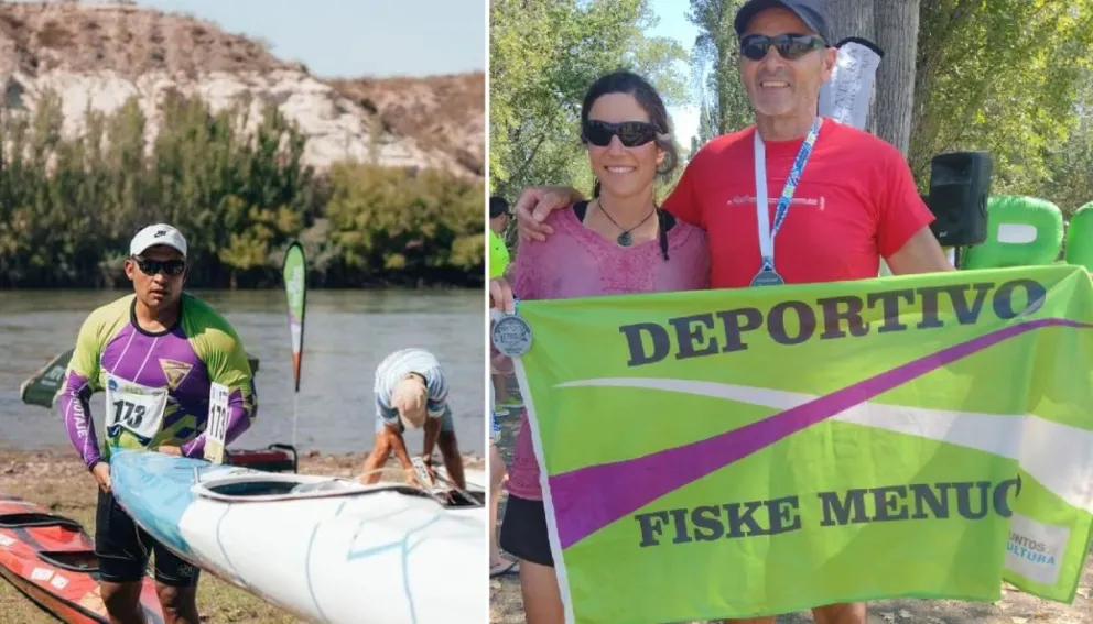 Deportivo Fiske Menuco lidera una de las categorías de la Regata del Río Negro
