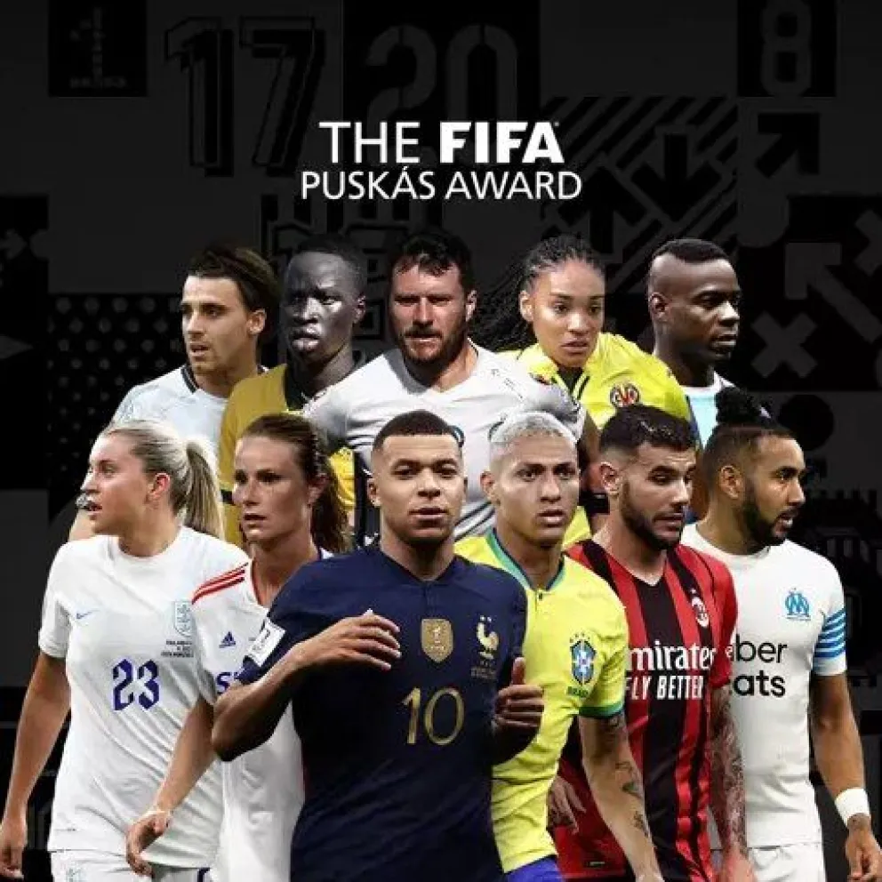 Los 11 goles nominados al premio “Puskas”: elegí tú favorito