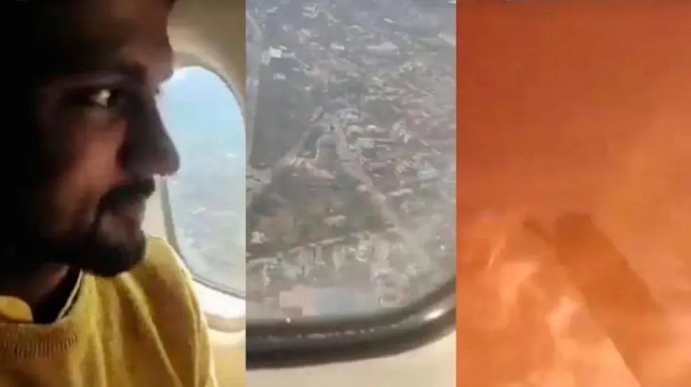 Accidente en Nepal: un pasajero filmó desde adentro del avión antes de estrellarse