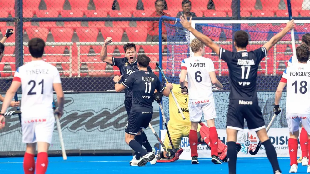 Argentina y Francia igualaron en un partidazo en el Mundial. Corea del Sur el próximo rival de Los Leones