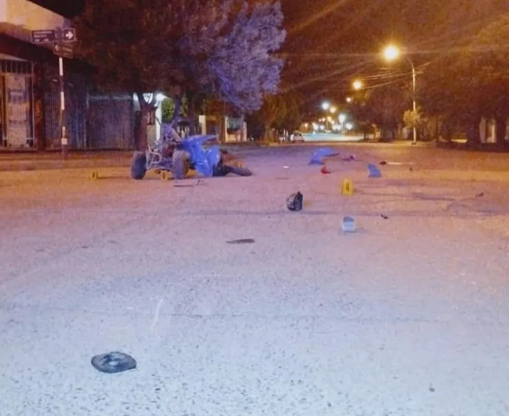 Terminó en terapia intensiva tras protagonizar un choque en cuatriciclo 