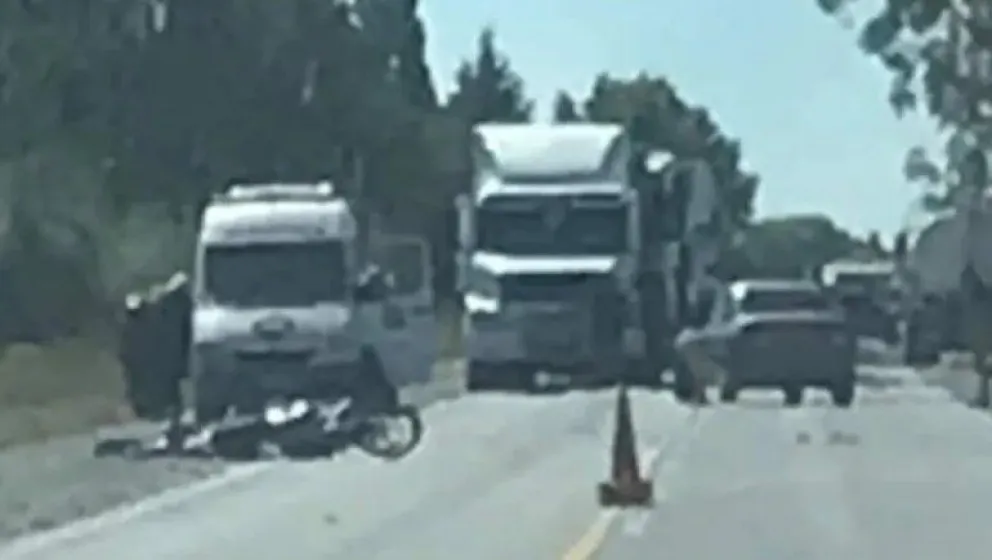 Confirmaron la identidad del motociclista que falleció en la Ruta 151
