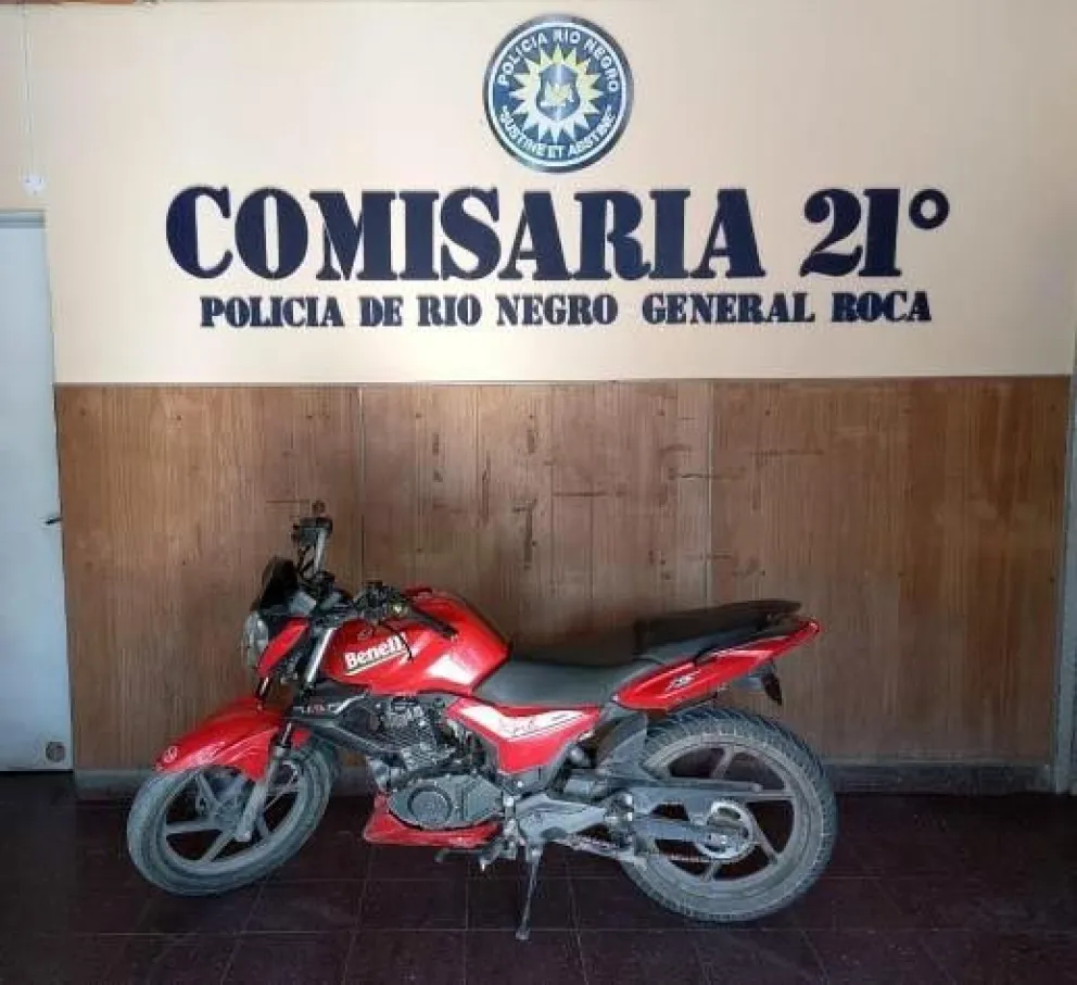 Otra moto con pedido de secuestro fue recuperada por la Policía