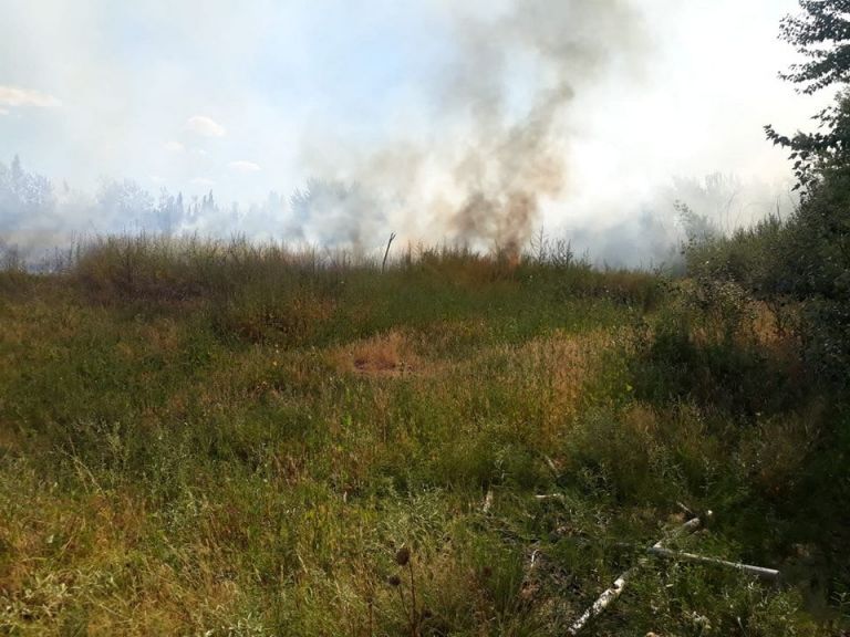 Bomberos lograron controlar un incendio en la zona ribereña de Godoy