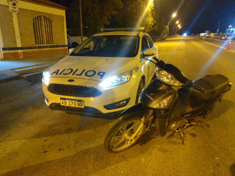 Motocicletas recuperadas por la policía, ahora en la zona sur de Roca