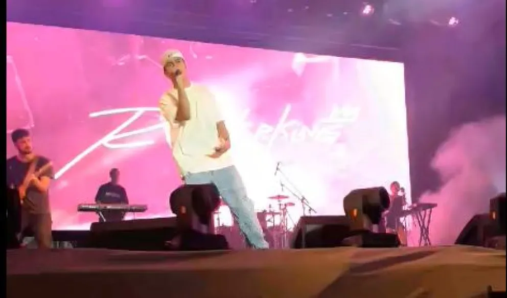 Rusherking, la China Suarez y La K’ONGA estuvieron en la Fiesta de la Piedra Laja 