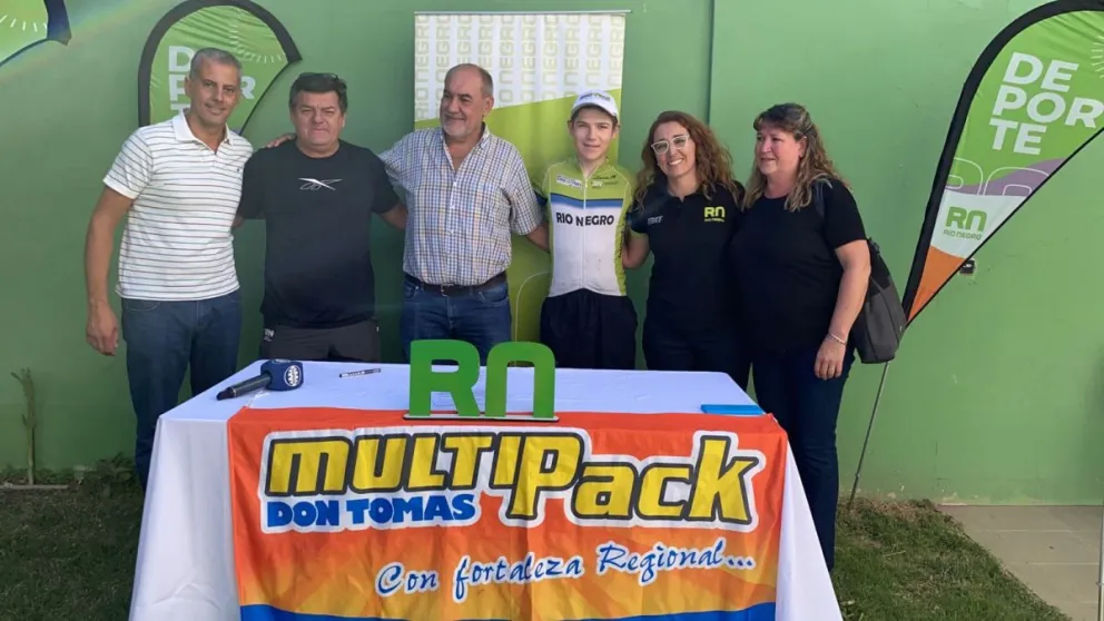   ¡Orgullo local!: Ciclista roquense competirá en Europa patrocinado por una empresa de la ciudad